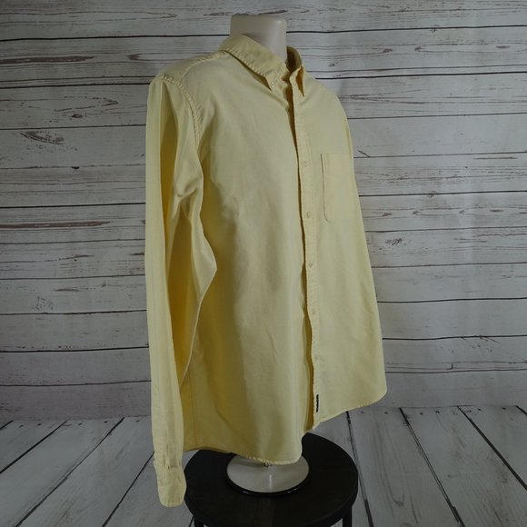 Abercrombie & Fitch Pale Yellow Button Up Shirt - Picture 4 of 6